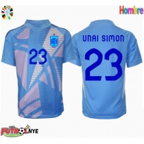 Camiseta España Unai Simon #23 Portero Primera Equipación Eurocopa 2024 manga corta
